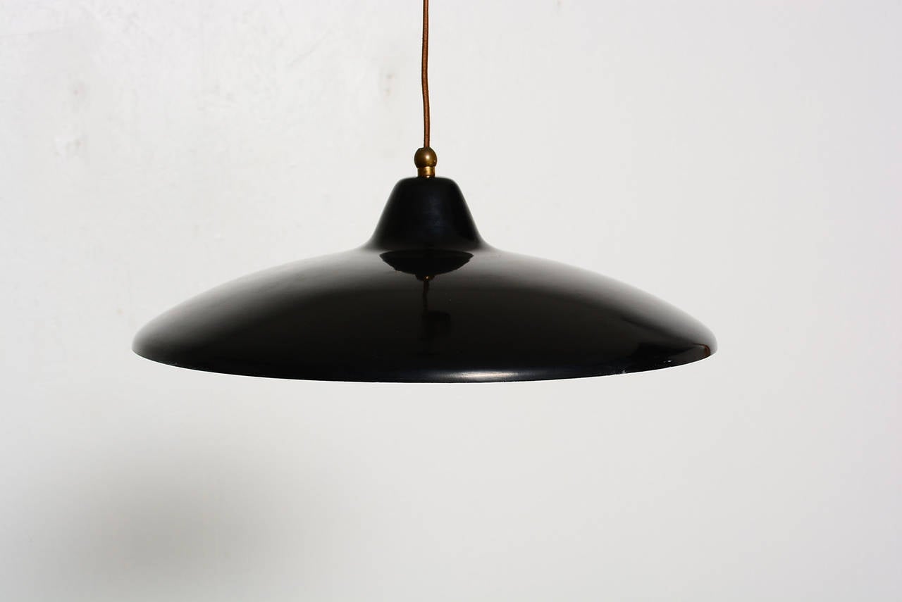 Italian Hanging Light Fixture in the Manner of Stilnovo 2