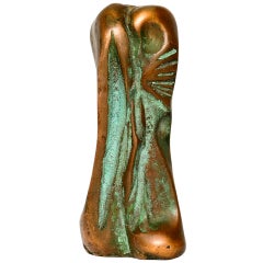 Small Abstract Bronze Sculpture in the Manner of Boyd