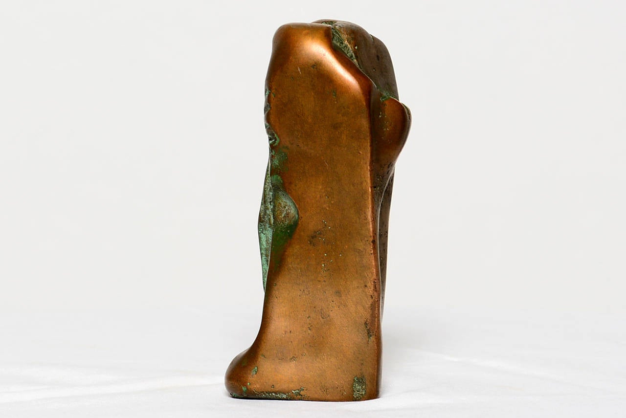 Unknown Small Abstract Bronze Sculpture in the Manner of Boyd
