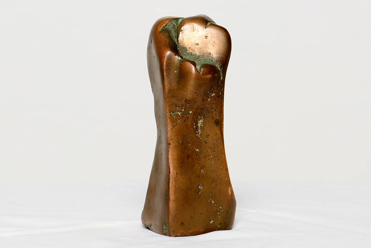 Small Abstract Bronze Sculpture in the Manner of Boyd In Excellent Condition In Chula Vista, CA