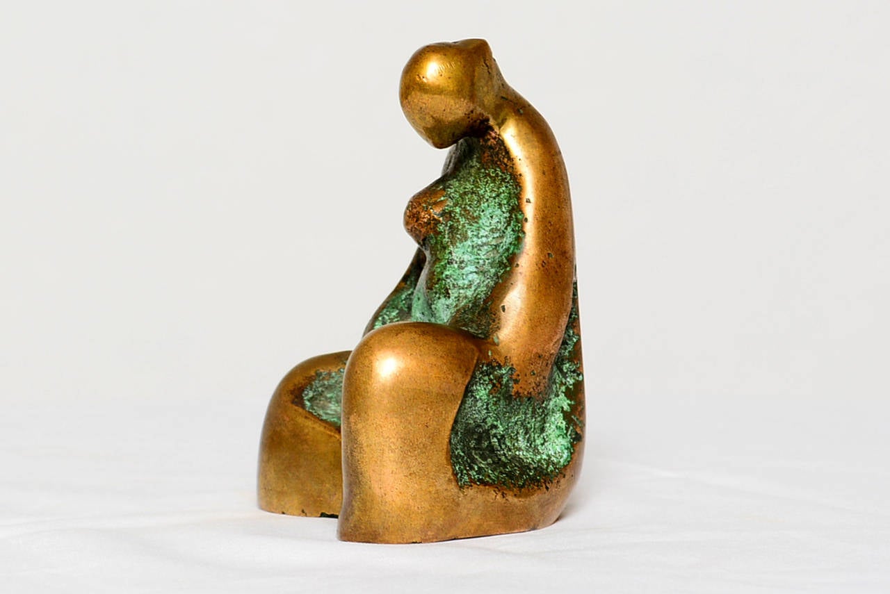 bronze madonna sculpture