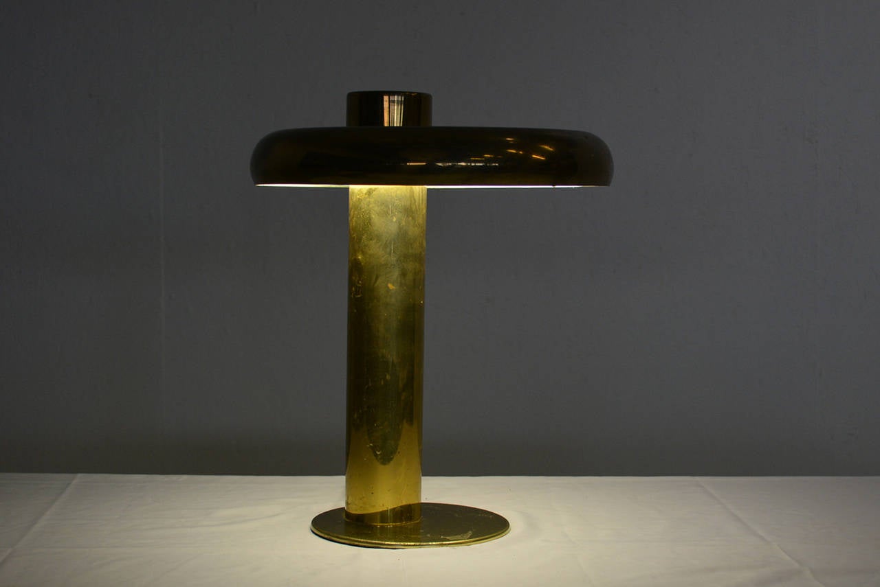 Mid-20th Century Brass Desk Lamp by Laurel 