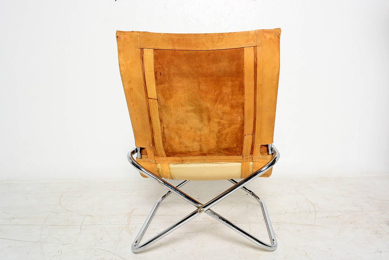Leather Takeshi Nii Folding Chair X folding chair