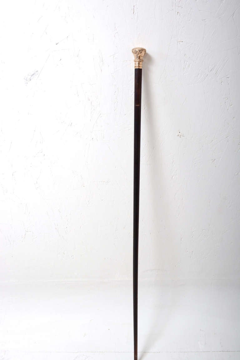 English Pair of Victorian Edwardian Walking Cane Stick His and Hers