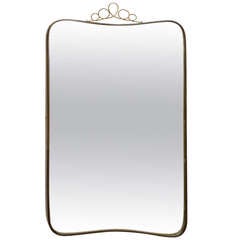 Specchio & Ottone Italiano, Italian Mirror Brass Frame