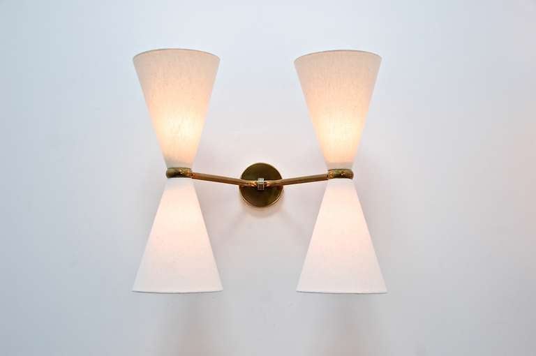 French Double Cone Sconces