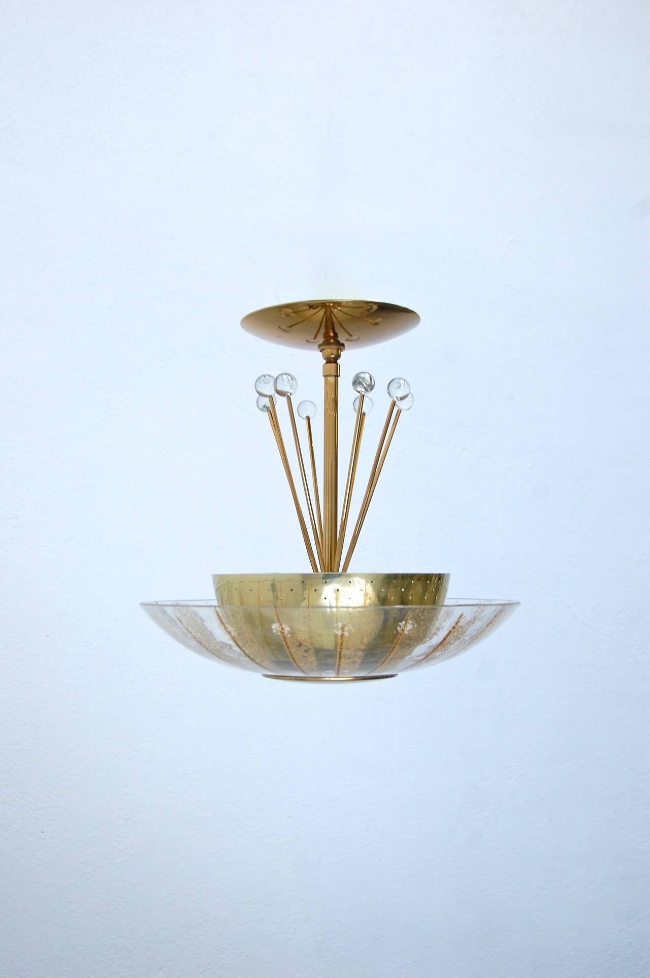 Gerald Thurston for Lightolier Ceiling Fixture II In Excellent Condition In Los Angeles, CA