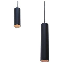 Pair of American Cylinder Pendants 7