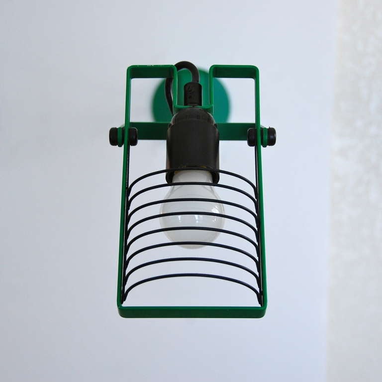 Late 20th Century Rare Sintesi Task Wall Sconce by Ernesto Gismondi