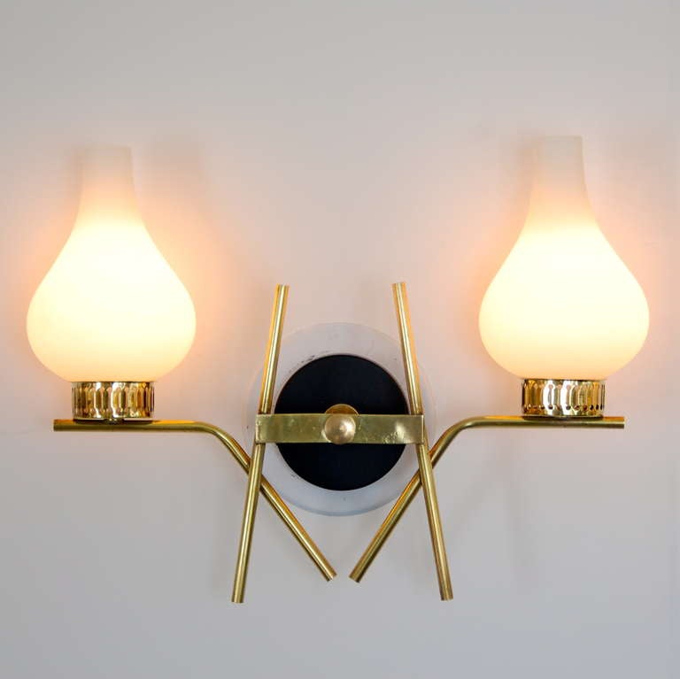 Pair of Italian Sconces In Good Condition In Los Angeles, CA