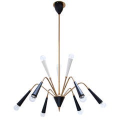 Nine-Arm Italian Chandelier