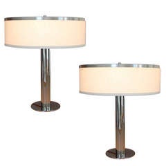 Pair of American Table Lamps