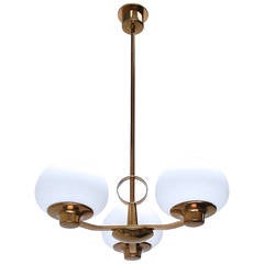 Vintage German Brass Pendant