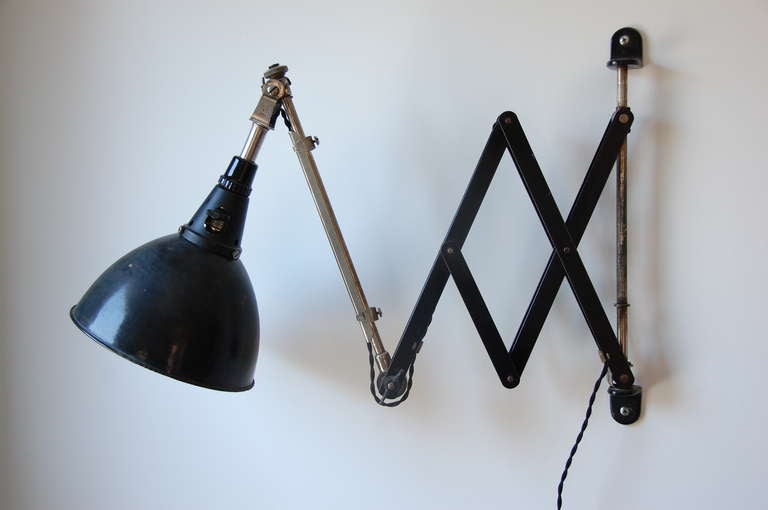 Midgard Scissor Wall Lamp by Carl Fischer 2