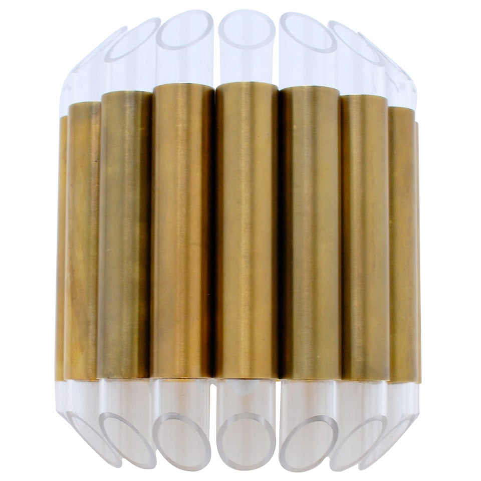 Large Lucite Sconce