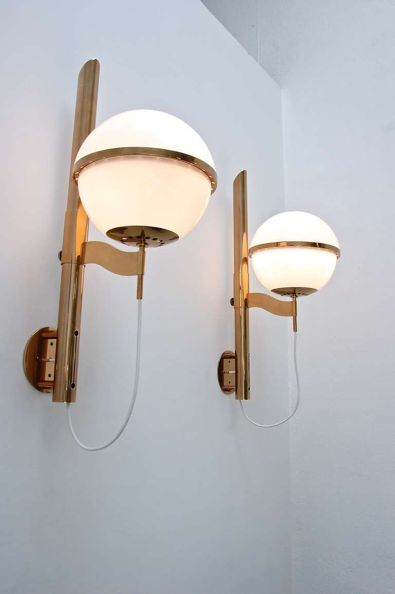 Mid-20th Century Large Artemide Wall Lamps For Sale