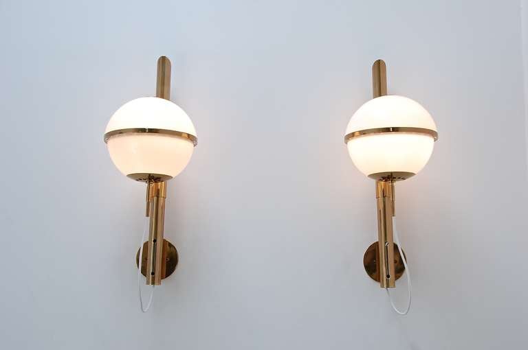 Italian Large Artemide Wall Lamps For Sale