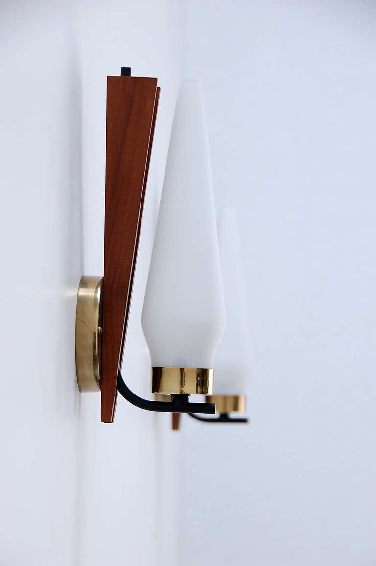 A Pair of Scandinavian Sconces In Good Condition In Los Angeles, CA