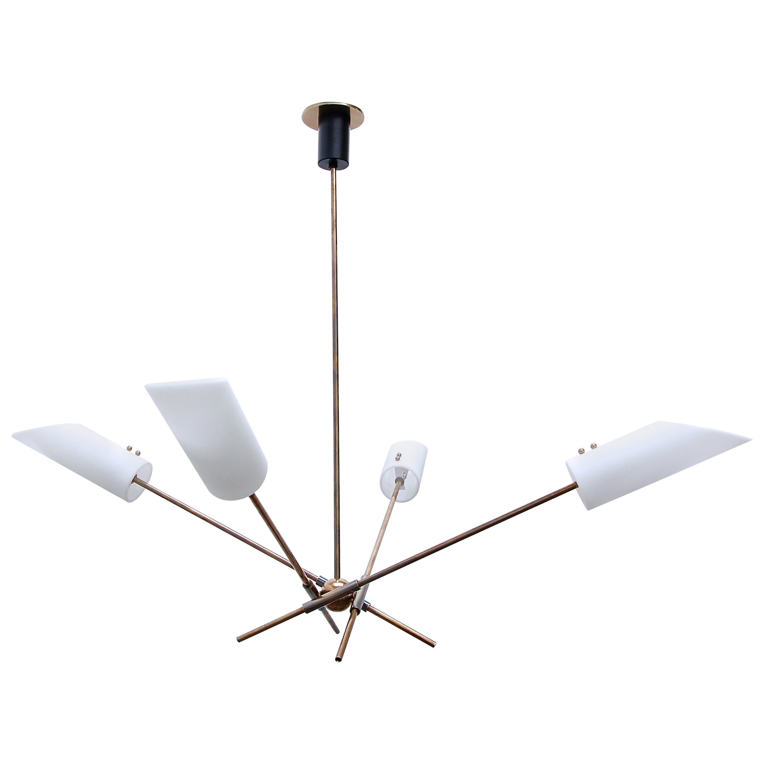 Kronleuchter mit geometrischem Muster von Lumfardo Luminaires im Angebot