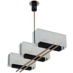 French Cubic Chandelier