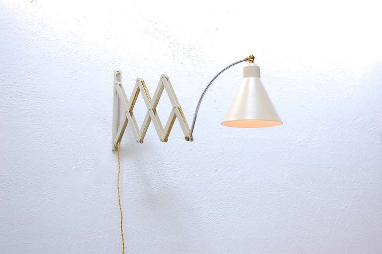 A. Perazzone Scissor Wall Light