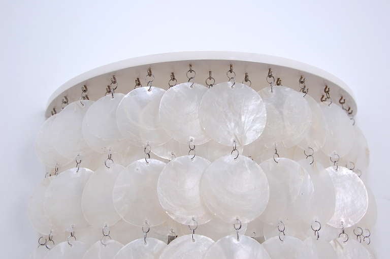 Mother-of-Pearl Verner Panton Fun Sconces For Sale