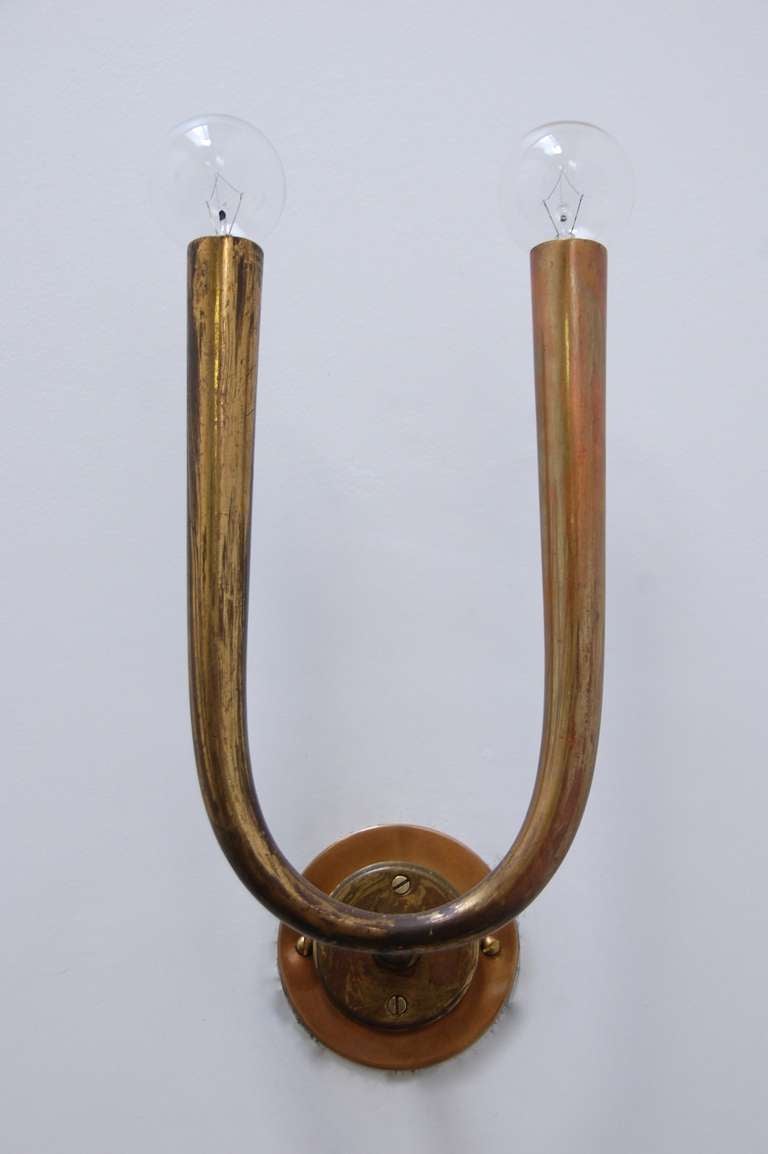 Mid-20th Century Gugliermo Ulrich Sconces