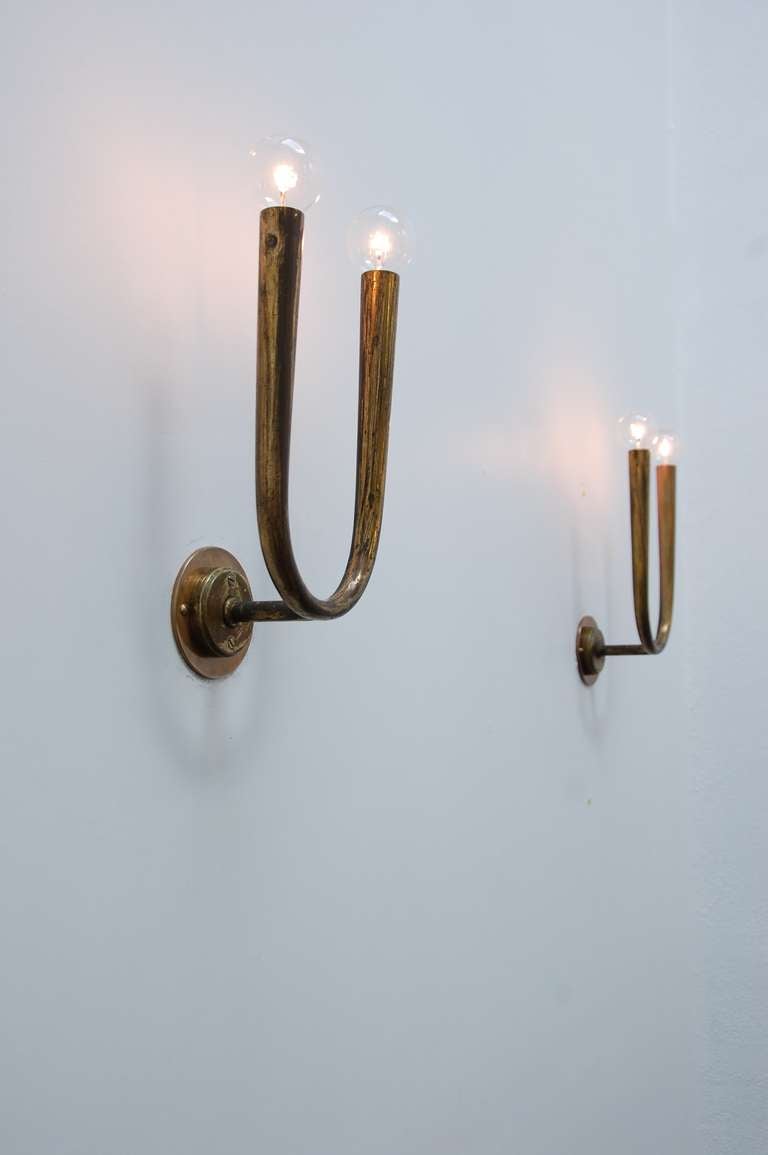 Gugliermo Ulrich Sconces In Excellent Condition In Los Angeles, CA
