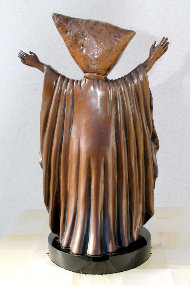 Sergio Bustamante Small Bronze Sculpture 
