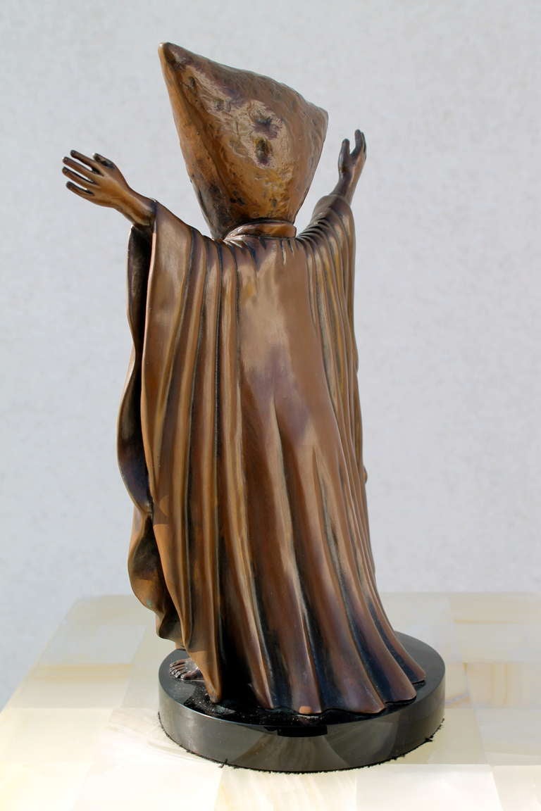 Sergio Bustamante Small Bronze Sculpture 