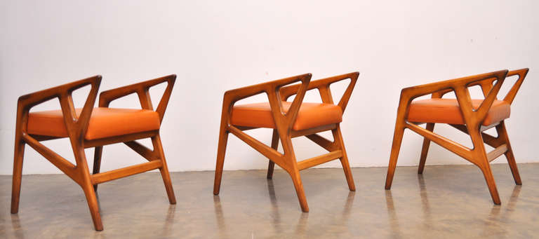Set of Four Sculptural Stools In Good Condition For Sale In San Diego, CA