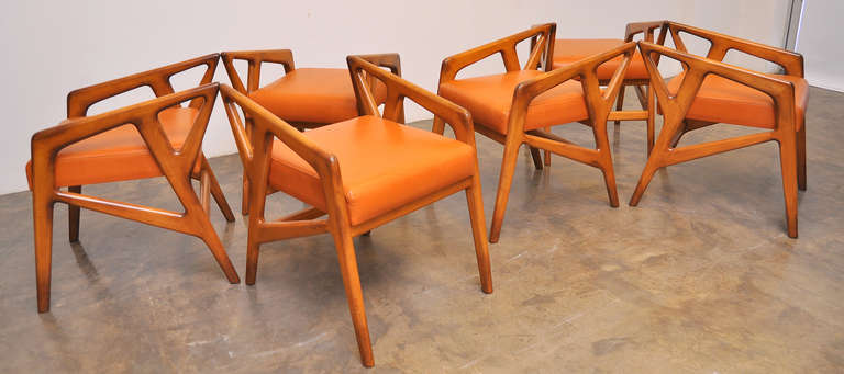 20th Century Set of Four Sculptural Stools For Sale