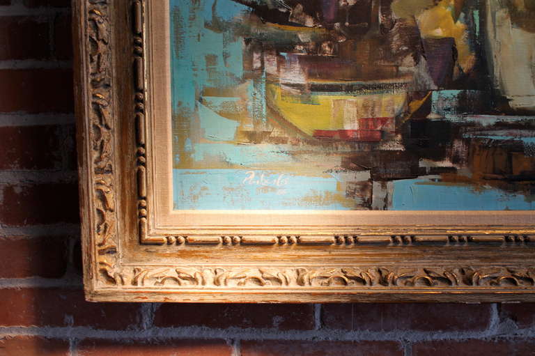 Canvas Vintage Oil Painting by Parker Lee (Leo Leibsohn)