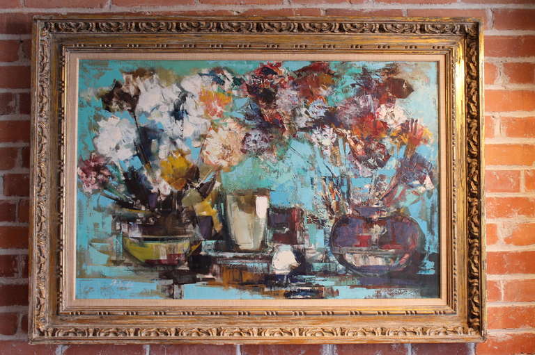 Vintage Oil Painting by Parker Lee (Leo Leibsohn) ca. 1966
signed Parker Lee 66'.