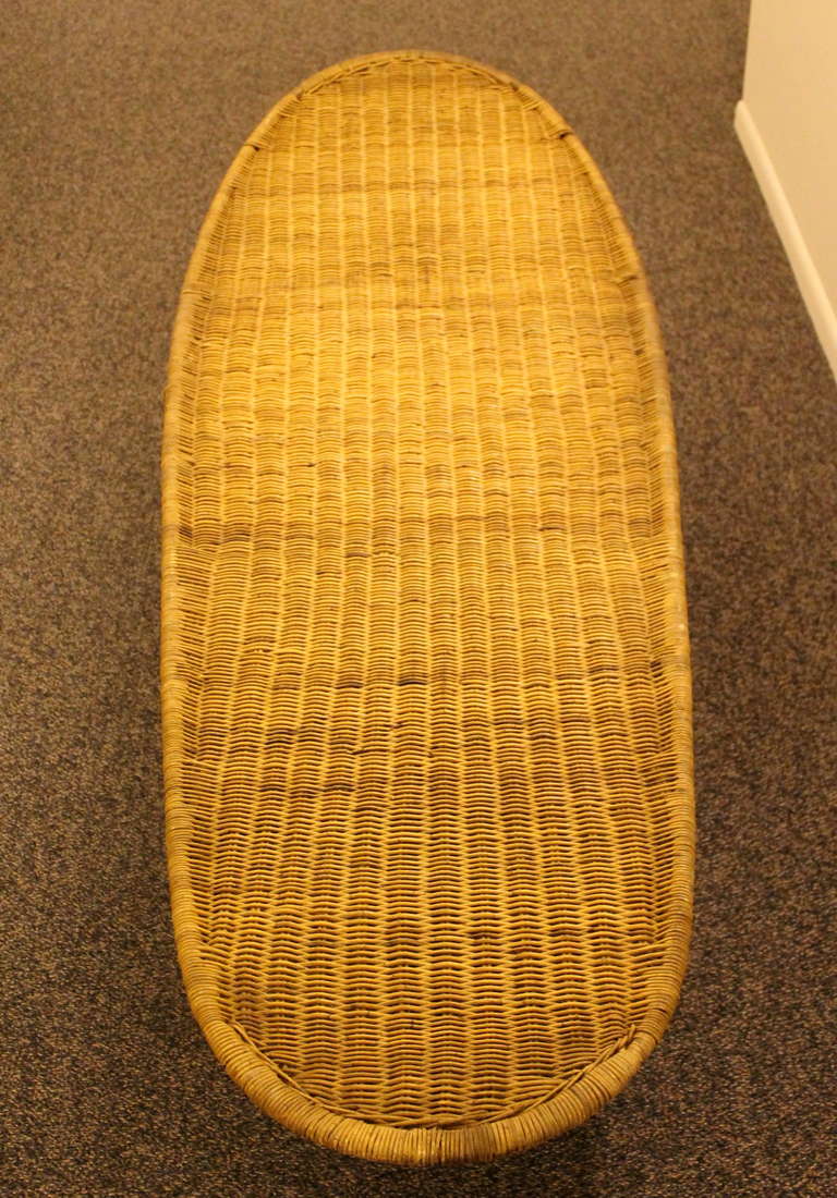 wicker surfboard