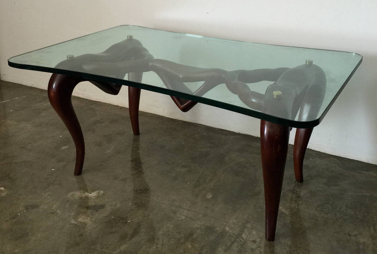 American Néo-Surrealista Coffee Table by Alberto Vieyra and Jorge Quiroz For Sale