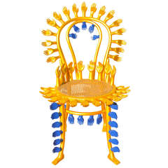 Pedro Friedeberg Surrealistic "Centipede" Sculpture Chair, Mexico, 1970