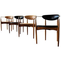 "Viscount" Set of Four Chairs by Dan Johnson