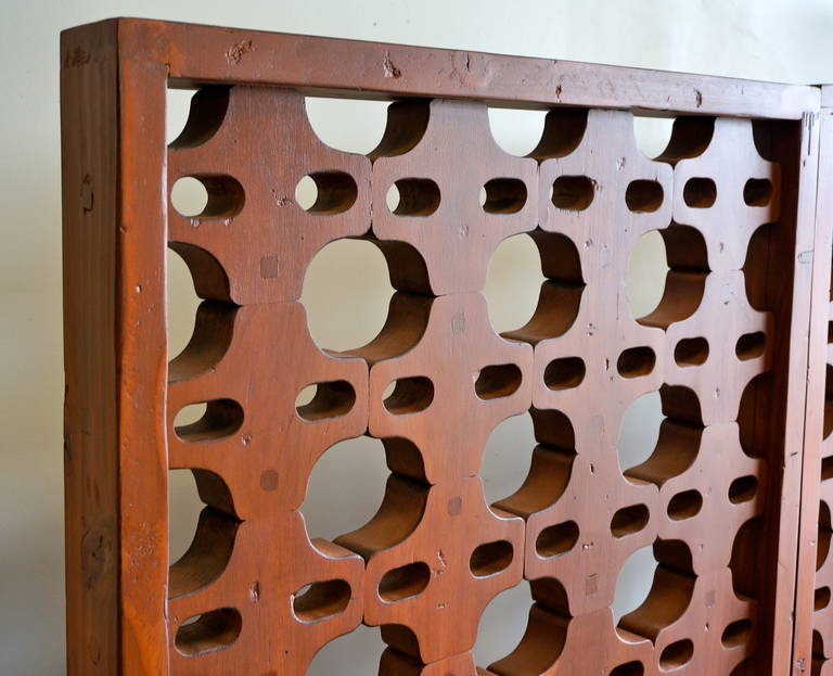 Set of Three Mexican Modernist Architectural Salvage Screens, circa 1960 1