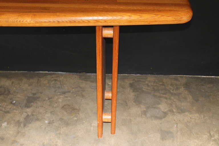 American Rare Console Table by California Craftsman Lou Hodges c.1976