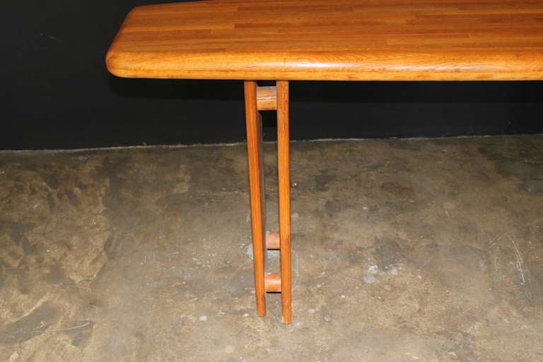 Late 20th Century Rare Console Table by California Craftsman Lou Hodges c.1976