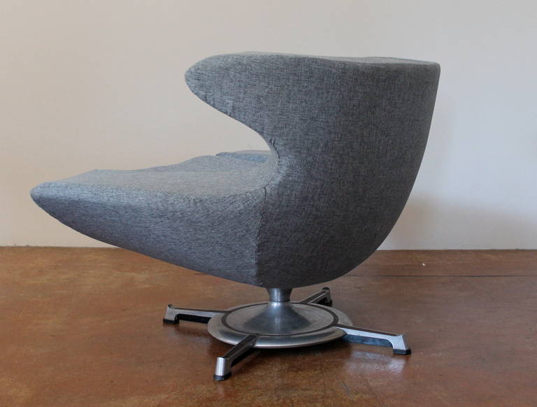 Rare Wingback Chair by Hans-Erik Johansson, Sweden, 1966 3