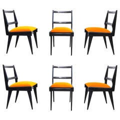 Set of 6 Dining Chairs by Eugenio Escudero. Ca.1957