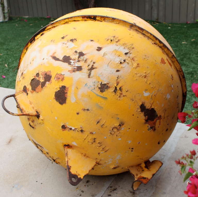 Other Large-Scale Metal Spherical Steel Bouy - Sculptural Object