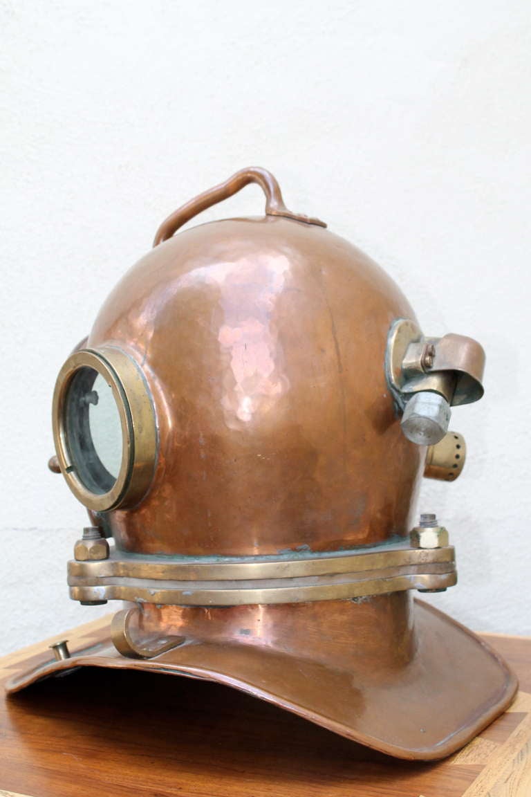 Original Russian Copper Diving Helmet UVS50m Model 2