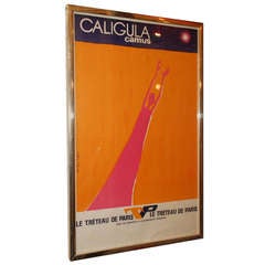 Jean Claude Lenglart "Caligula Camus" French Lithograph