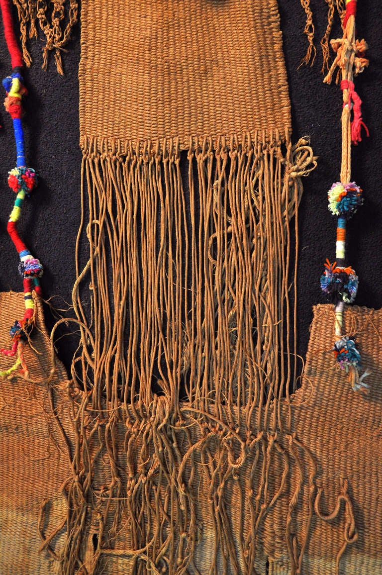 Mexican Marta Palau Woven-Textile Wall Sculpture.  Mexico c.1974