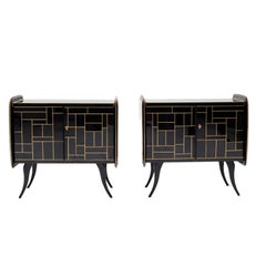 Pair Of Sideboards. Italy 1950's