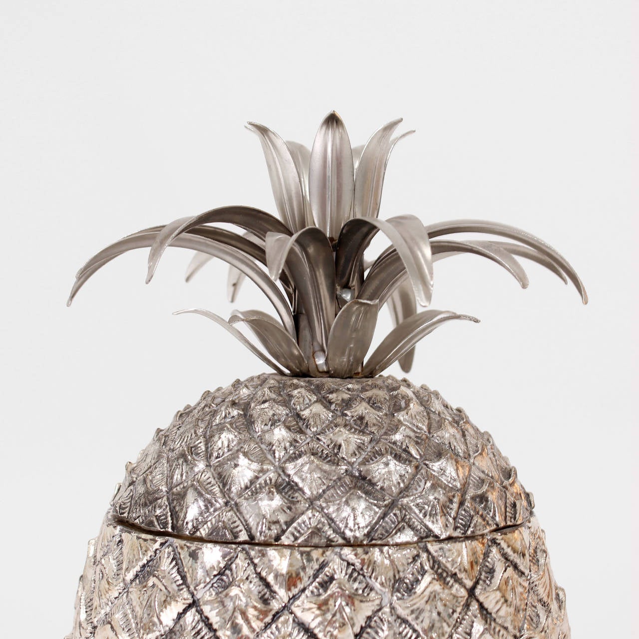 silver pineapple ice bucket
