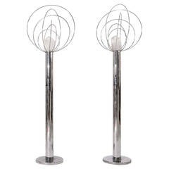 Pair of Floor Lamps by Angelo Brotto